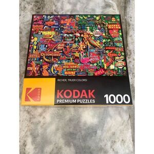 Puzzle Kodak Retro Signs 1000 Pieces #jigsaw puzzle